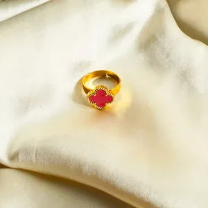 Ballet Pink Fleur Ring