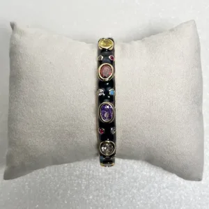 Black Bauble Gem Bangle