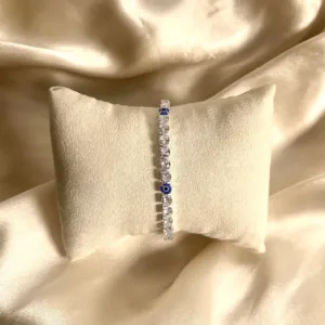 Actic Silver Tennis Nazar Bracelet