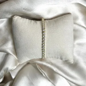 Classic Golden Tennis Bracelet
