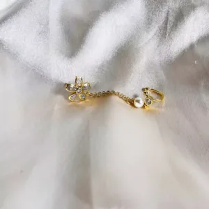 Crystal Petal Climber (Ear Cuff, right)