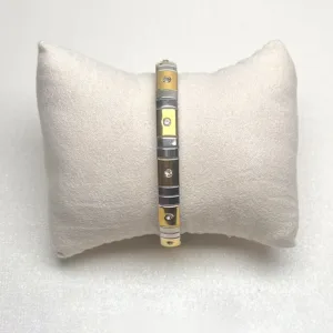 Dual Tone Diamante Bracelet