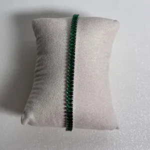 Emerald Baguette Bracelet