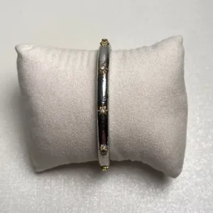 Fleur Dual Tone Bracelet