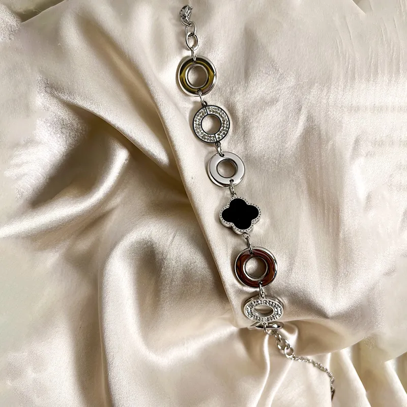 Fleur Icon Silver Link Bracelet