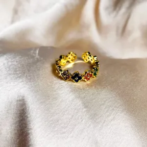 Gold Classic Fleur Ring