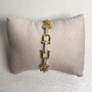 Golden Regal Link Bangle