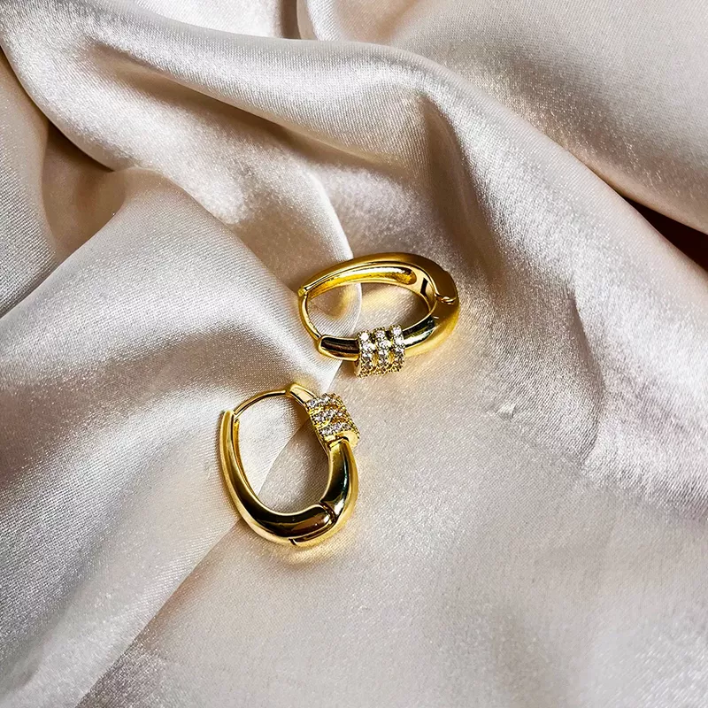 Heat Tri Diamante Earrings