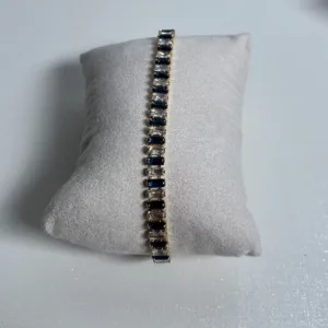 Lapis Baguette Bracelet