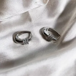 Moonlight Tri Diamante Earrings