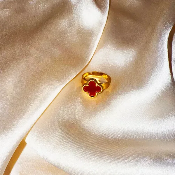 Royal Cherry Fleur Ring - fleurika