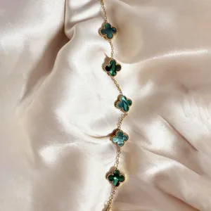 Royal Emerald Fleur Bracelet