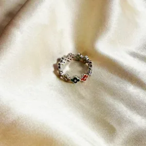 Silver Classic Fleur Ring